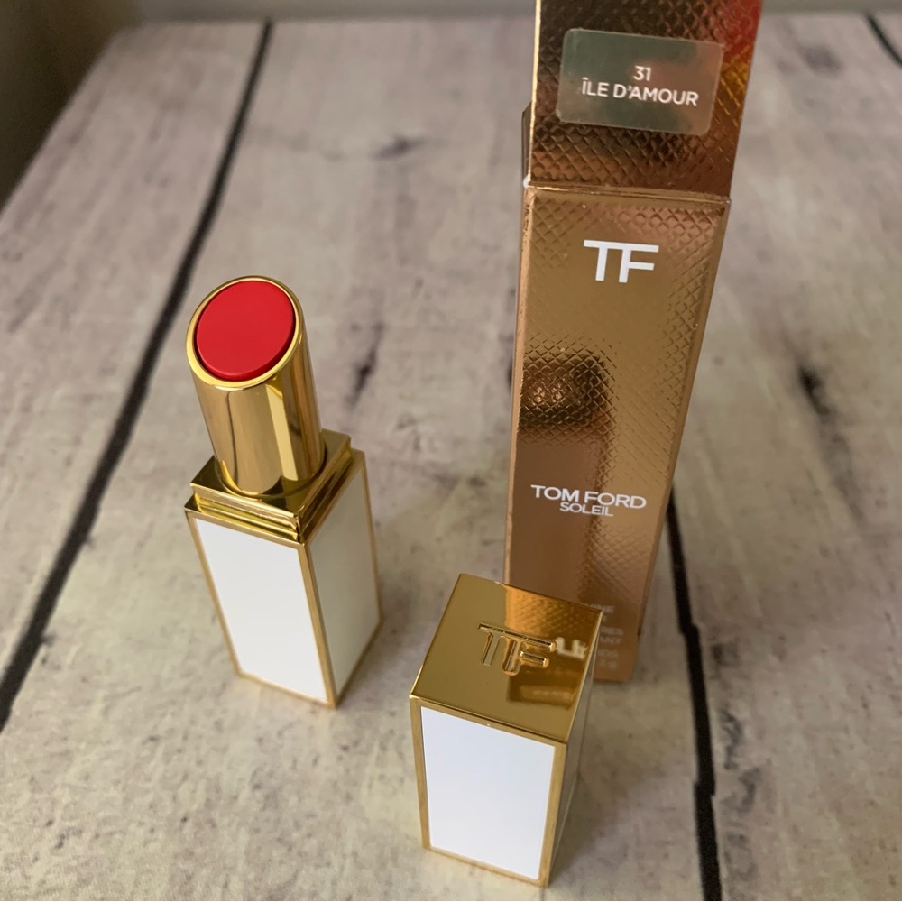 Tom Ford Soleil Ultra Shine Lip Color Lipstick 31 iLE D’AMOUR 0.11 Oz - Picture 2 of 4